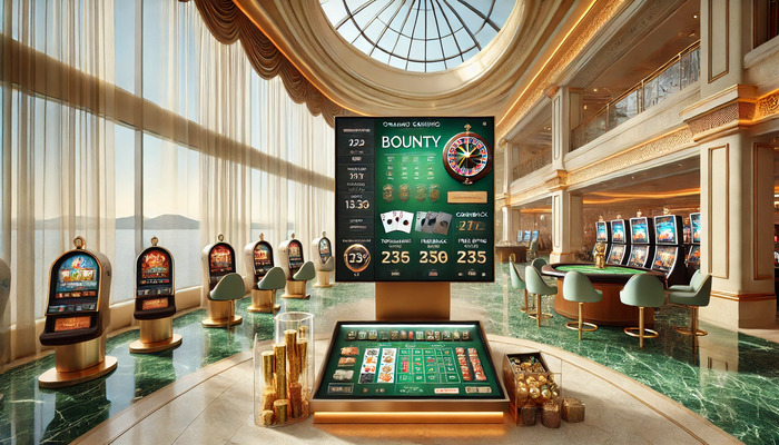 Онлайн казино Bounty: форматы игры и поощрений